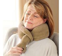 Fleece Memory Foam Neck & Shoulder Massager With High/low Vibration Battery Operated, 79Cm