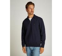 Tommy Hilfiger Men’s Essential Half Zip Fleece Sweatshirt, Blue (Desert Sky), S