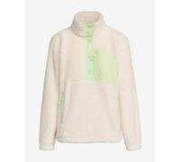 Fleece Roxy Alabama Half Zip pure white green women - L