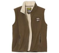 Fleece Sherpa Lined Gilet Atlas for Men Taupe XXL