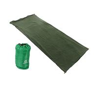 Fleece Sleeping Bag for Adults, Portable Camping Sleeping Bag, Ultra - Warm Anti - Pilling Fleece Liner with Envelope Design, Multi - Use as Blanket or Cushion for Hiking Climbing (OD Green)