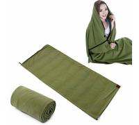 Fleece Sleeping Bag Liner Comfortable Zippered Fleece Liner, Storage Bag