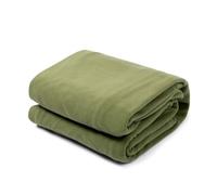 Fleece Sleeping Bag Liner - Lightweight Polar Fleece Blanket Liner for Sleeping Bags Convertible Travel Sheet with Double Zippers Warm Monovelvet Liner for Camping Hotel Train Dorm All-Sais