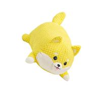 Fleece Squeaky Toy Featuring Chew Teeth Cleaning and Participatory Play Safe for Small to Average Dogs Dog Chew Toy Permanent