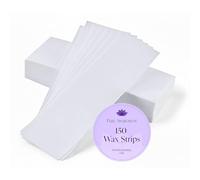 Fleece Strips for Warm Wax and Sugar Paste [Pack of 150] Skin-friendly and Tear-Resistant Hair Removal Strips Made of Fleece for Any Type of Depilation on Leg, Chest, Back, Intimate Area and Face