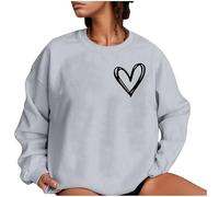Fleece Sweatshirt Ladies Ladies Xmas T Shirts Ladies Jumpers Size 12 Goth Clothes Fur Jackets for Women Oversized Zip Up Hoodie Black Sequin Top Long Coat for Women （Light Gray, XXL