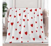 Fleece Throw 3D Printed Blanket Romance Love 150x200 cm Flannel Blanket for Sofa Bed, Soft Warm Fluffy Sherpa Throw Blankets, for Adult Kids Home Decor