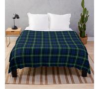 Fleece Throw Blanket Clan Forbes Tartan for Sofa Couch Kids 60 x 50 Inches
