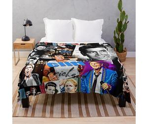 Fleece Throw Blanket cliff richard for Sofa Couch Kids 60 x 50 Inches