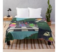 Fleece Throw Blanket Dumb Ways To Die for Sofa Couch Kids 60 x 50 Inches