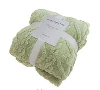 Fleece Throw Blanket for Sofa Bed, Soft Cozy Jacquard Flannel Blanket Fuzzy Plush Warm Throws Fit All Seasons Fluffy Blankets Home Essentials
