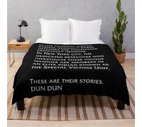 Fleece Throw Blanket law and order svu intro for Sofa Couch Kids 60 x 50 Inches