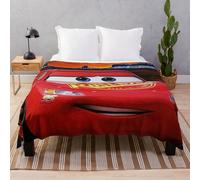 Fleece Throw Blanket Lightning McQueen for Sofa Couch Kids 60 x 50 Inches