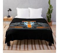 Fleece Throw Blanket McLaren Retro Livery for Sofa Couch Kids 60 x 50 Inches