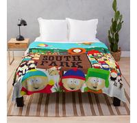 Fleece Throw Blanket South Park All Characters for Sofa Couch Kids 60 x 50 Inches