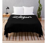 Fleece Throw Blanket Zildjian Cymbals College Drums Drummer for Sofa Couch Kids 60 x 50 Inches