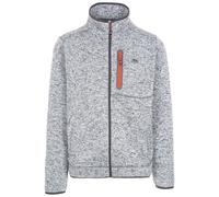 (XS, Grey Marl) Trespass Mens 3 Zip Pockets Fleece - Bingham