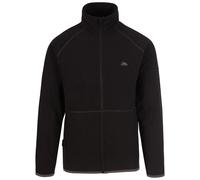 Trespass Male Fleece AT100 Full Front Zip 2 Zipped Pockets Faxfleet Black