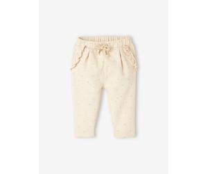 Fleece Trousers for Baby Girls white medium all over printed