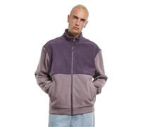 Fleece Urban Classics Colour Block Violet 4XL