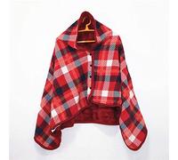 Fleece Wheelchair Blanket, Multi-Purpose Shawl with Button, Shoulder Throw, Shawl Blanket, Double Sided Blanket(E)
