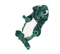 Fleece Winter Cute Dinosaur Dog Clothes Hoodies for Small Dogs Puppy Jacket Clothing Outfit (L)