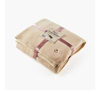 Fleece Yoga Blanket Ultra-Soft Reversible Myga Light Sand One Size