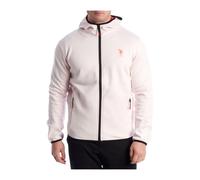 Fleece Zip-Up Hoodie - male - U.S. Polo Assn. - Training Jackets - Pink - 2XL - Sport 2XL