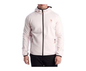 Fleece Zip-Up Hoodie - male - U.S. Polo Assn. - Training Jackets - Pink - S - Sport S