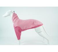 Fleeces for Greyhounds, Lightweight Greyhound Pyjamas Fleece Lurcher Coat Snuggly to Keep the Cold Out(Pink, XL)
