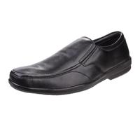 Fleet & Foster Alan Formal Shoe Black apron toe finish, Gently padded uppers