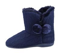 Fleet & Foster Apple Womens Blue Bootie Slipper - Size 5 UK - Blue