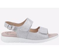 Fleet & Foster Begonia Memory Foam Womens | Sandals | Silver | UK Size 3