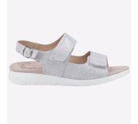 Fleet & Foster Begonia Memory Foam Womens | Sandals | Silver | UK Size 3