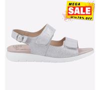 Fleet & Foster Begonia Memory Foam Womens Sandals | Sandals | Silver | UK Size 3