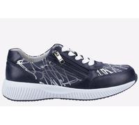 Fleet & Foster Bev Memory Foam Shoes Womens Trainers, Size 7 In Navy