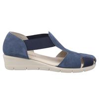 Fleet & Foster Dolly Memory Foam Womens Shoes | Slip On Shoes | Navy | UK Size 6