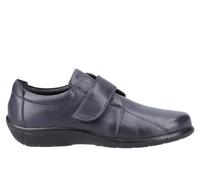 Fleet & Foster Dorothy Leather Womens Shoes - Navy - Size UK 6