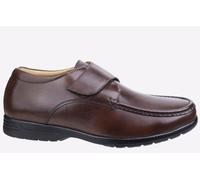 Fleet & Foster Men's Fred Dual Fit Moccasin in Brown | Size: 7 Fleet & Foster Brown 7