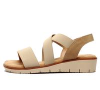 Fleet & Foster Freesia Womens Wedge Sandals Beige 7 UK