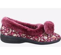 Fleet & Foster Goldfinch Slipper Womens - Burgundy - Size UK 3