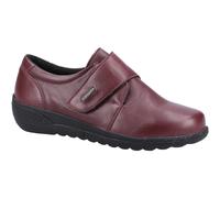 Fleet & Foster Herdwick Leather Wide Shoes Touch Fastening Memory Foam Ladies