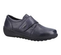 Fleet & Foster Herdwick Navy Leather Female Touch Fastening Ladies Shoes