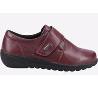 Fleet & Foster Herdwick Leather Wide Shoes Touch Fastening Memory Foam Ladies