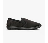 Fleet & Foster JOHN Mens Slippers Black - UK 10