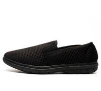 Fleet & Foster John Memory Foam Men's | Slippers | Black | UK Size 11