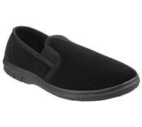 Fleet & Foster John Twin Gusset Memory Foam Classic Mens Slippers