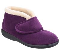 Fleet & Foster Levit Womens Bootie Slippers Touch Fastening Indoor House Shoes