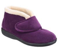 Fleet & Foster Levitt Touch Fastening Ladies Bootie Slippers