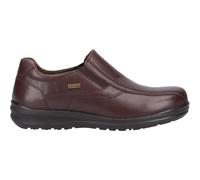Fleet & Foster Magpie Shoes Brown With leather panel detailing., On a wide fit